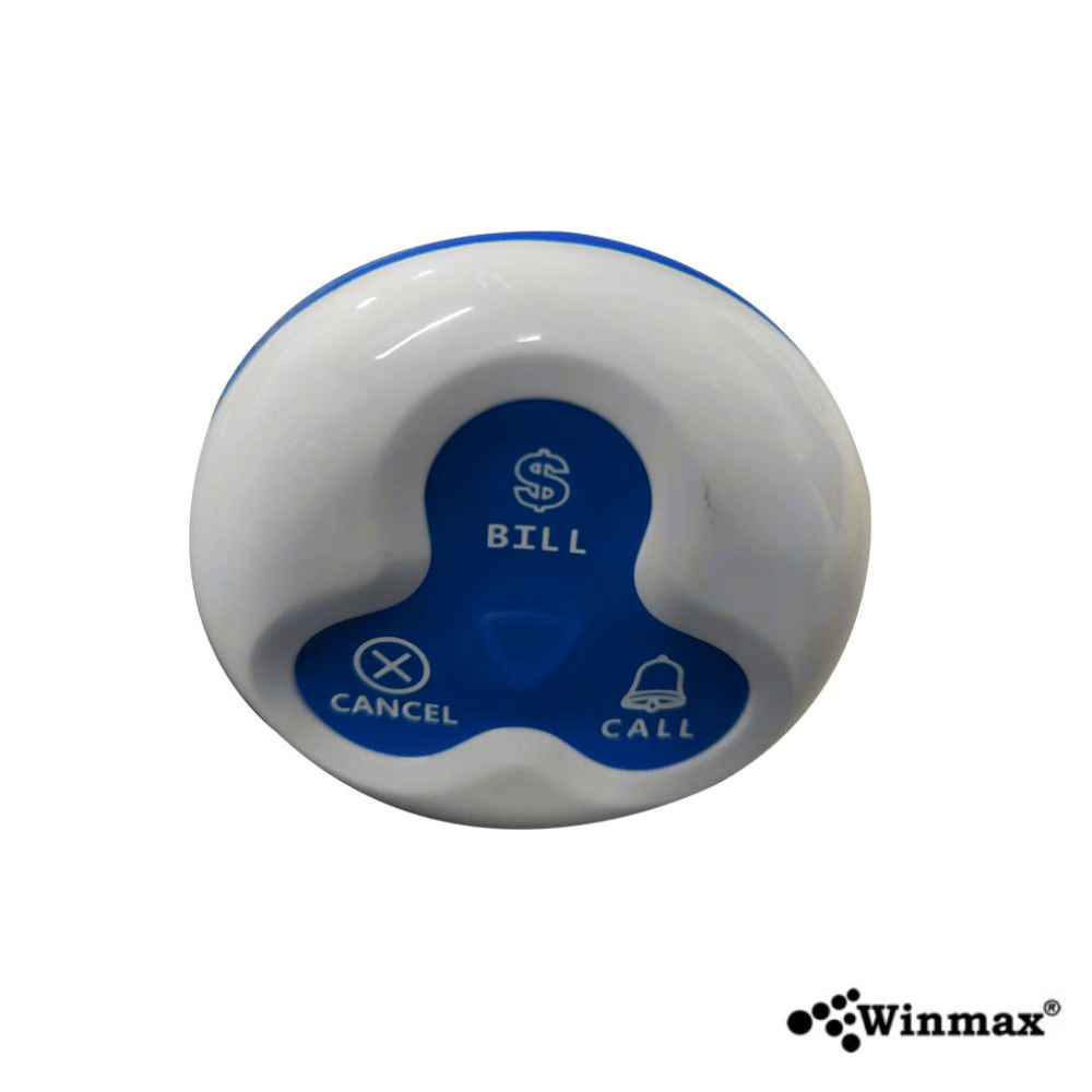 ปุ่มกดเรียกคิว WINMAX K-H3-TB สีน้ำเงิน